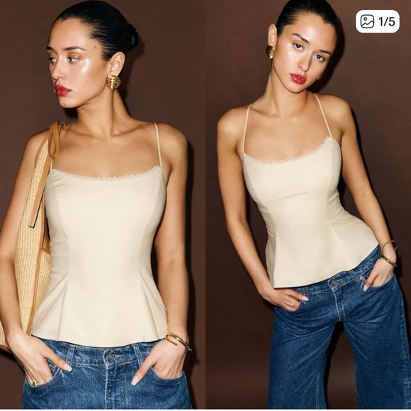 Reformation Tops - REFORMATION Genevieve Yellow Top 6